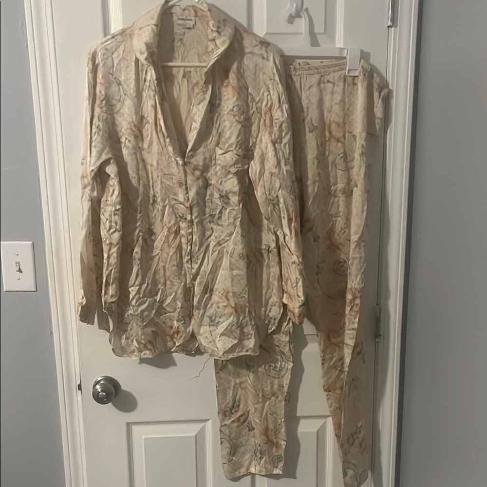 Floral Print Pajama Set